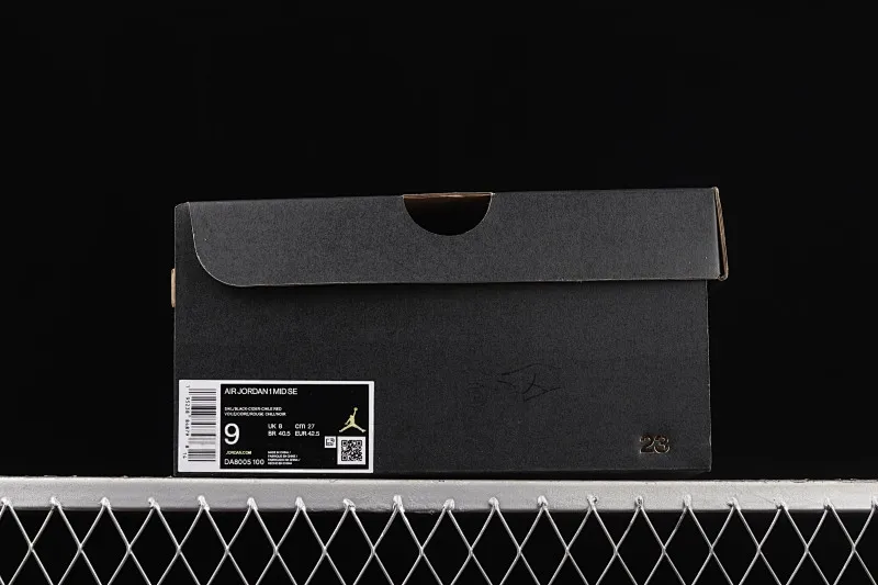All categories Air Jordan Jordan series basketball shoes Air Jordan 1 Mid Air Jordan 1 Mid AJ1 Joe 1 watercolor ink fluorescent Zhongbang basketball shoes DA8005-100